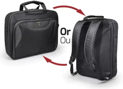 Photo de Sacoche/Sac à dos Ordinateur Portable Port Designs Manhattan Combo 15.6" max (Noir)