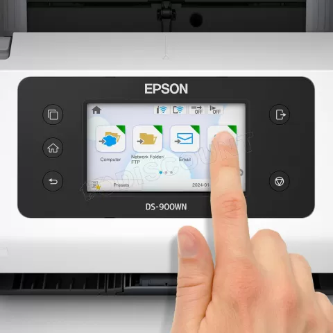 Photo de Scanner Epson WorkForce DS-900WN (Blanc)