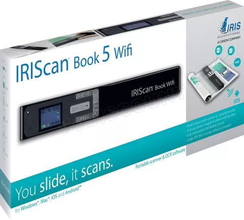 Photo de Scanner portable IRIScan Book 5 Wifi (Noir)