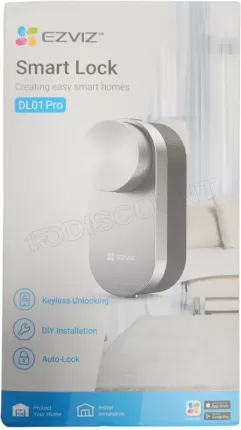 Photo de Serrure connectée Ezviz DL01 Pro (Argent)