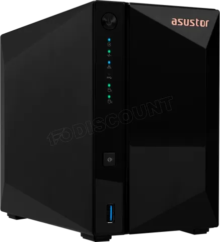 Photo de Serveur NAS Asustor Drivestor 2 Pro Gen2 AS-3302T- V2 - 2 baies (Noir)