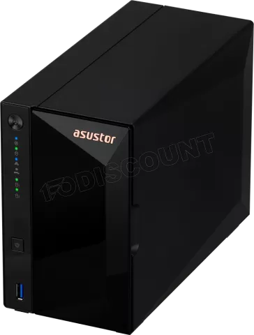 Photo de Serveur NAS Asustor Drivestor 2 Pro Gen2 AS-3302T- V2 - 2 baies (Noir)
