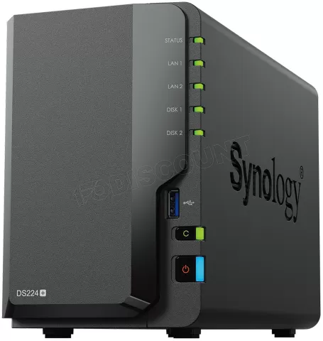 Synology Boîtier Serveur NAS 2 Baies Economique - Achat / Vente Serveur