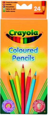 Photo de Set de 24 Crayons de couleur Crayola (Couleurs assorties)