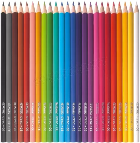 Photo de Set de 24 Crayons de couleur Herlitz (Couleurs assorties)