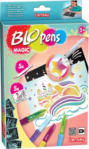 Photo de Set de 5 Feutres magiques Lansay BloPens Magic (Coloris assortis)