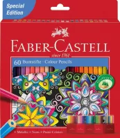 Photo de Set de 60 Crayons de couleur Faber-Castell Castle