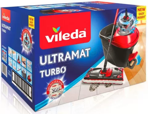 Photo de Set Vileda Ultramat Turbo (Balai + Seau-essoreur)