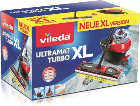 Photo de Set Vileda Ultramat Turbo XL (balai + Seau-essoreur)