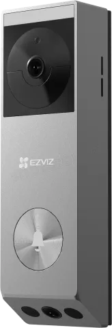 Photo de Sonnette connectée Ezviz EP3x Pro avec panneau solaire (Gris)