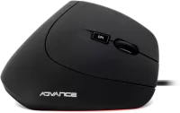 Photo de Souris filaire ergonomique Advance Vertical Plus (Noir)