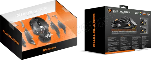 Photo de Souris filaire Gamer Cougar DualBlader (Noir)