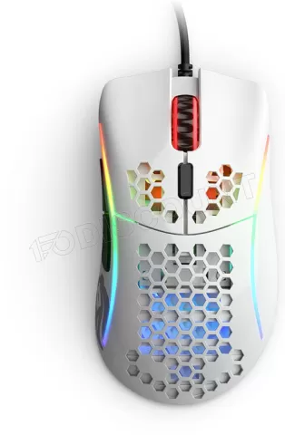 Photo de Souris filaire Gamer Glorious PC Gaming Race Model D RGB (Blanc Brillant)