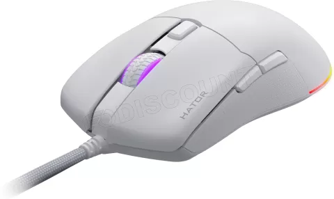 Photo de Souris filaire Gamer Hator Pulsar 3 RGB (Blanc)
