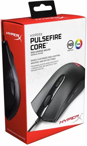 Photo de Souris filaire Gamer HyperX Pulsefire Core RGB (Noir)