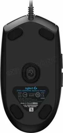 Photo de Souris filaire Gamer Logitech G102 LightSync RGB (Noir)