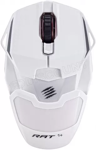 Photo de Souris filaire Gamer MadCatz RAT 1+ (Blanc)