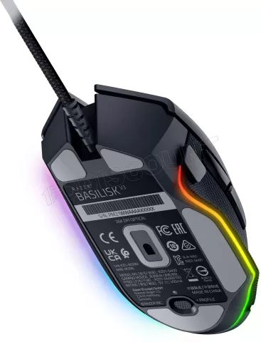 RAZER Souris Gaming sans Fil Basilisk V3 X HyperSpeed - Noir, Capteur  optique av