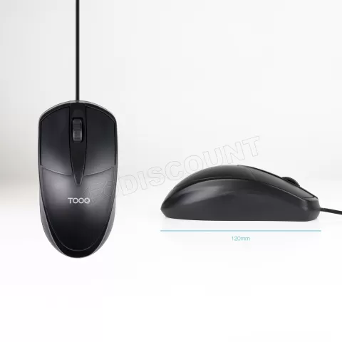 Photo de Souris filaire Tooq  TQM-1001-B  (Noir)