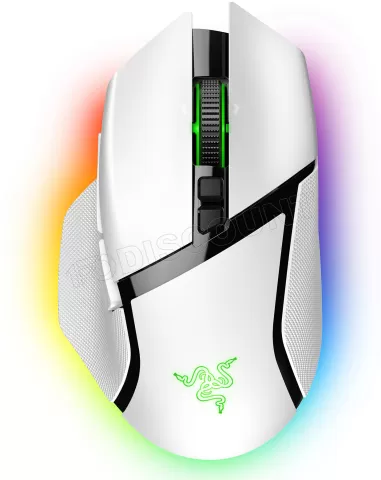 Photo de Souris Gamer sans fil Razer Basilisk V3 Pro 35K RGB (Blanc)