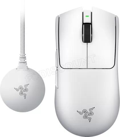 Photo de Souris Gamer sans fil Razer Viper V4 Pro (Blanc)