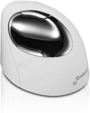Photo de Souris sans fil Bluetooth Evoluent Vertical Mouse 4 pour droitier (Blanc)