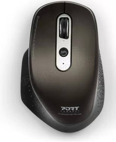 PORT Connect Souris Ergonomique Bluetooth sans fil et rechargeable