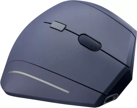 Photo de Souris sans fil ergonomique T'nB Ergo verticale pour droitier (Bleu)