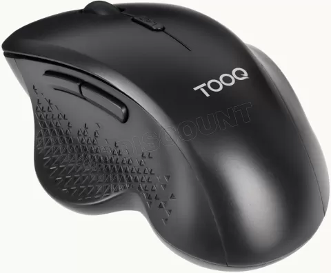 Photo de Souris sans fil ergonomique Tooq TQMWG-1105-B (Noir)