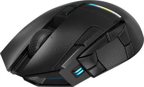 Photo de Souris sans fil Gamer Corsair Darkstar RGB (Noir)