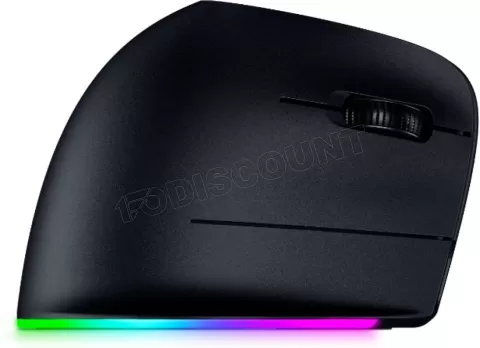 Photo de Souris sans fil Gamer ergonomique Razer Pro Click V2 Vertical RGB (Noir)