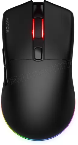 Photo de Souris sans fil Gamer Hator Pulsar 3 RGB (Noir)
