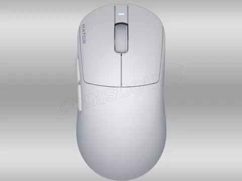 Photo de Souris sans fil Gamer Hator Quasar 3S Ultima 8K (Blanc)