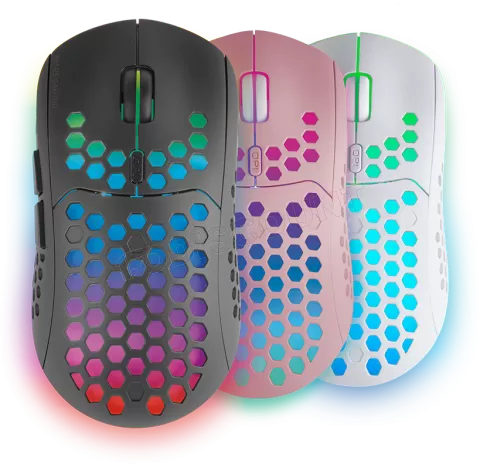 Photo de Souris sans fil Gamer Mars Gaming MMW3 RGB (Noir)