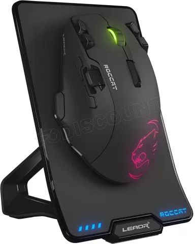 Photo de Souris sans fil Gamer Roccat Leadr RGB (Noir)