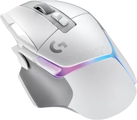 Photo de Souris sans fil Logitech G502 X Plus RGB (Blanc)