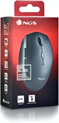 Photo de Souris sans fil NGS Bee (Noir)
