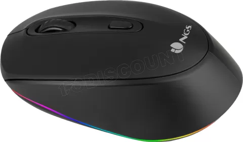 Souris sans fil rechargeable NGS Led Smog-RB Multimode (2.4Ghz+