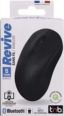 Photo de Souris sans fil réparable T'nB Revive (Noir)