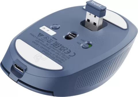 Photo de Souris sans fil Trust Ozaa (Bleu)