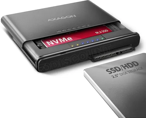 Photo de Station d'accueil Axagon ADSA-CC Clone Master 2 pour NVMe et S-ATA - USB 3.1
