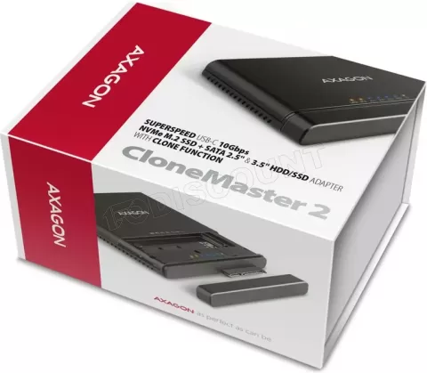 Photo de Station d'accueil Axagon ADSA-CC Clone Master 2 pour NVMe et S-ATA - USB 3.1