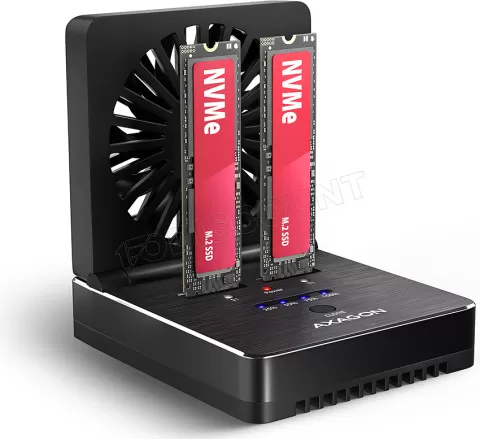 Photo de Station d'accueil Axagon ADSA-M2C22 Clone Master pour NVMe et S-ATA - USB 3.2