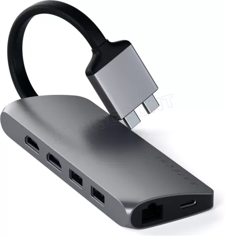 Photo de Station d'accueil portable USB-C 3.0 Satechi pour Mac (Gris)