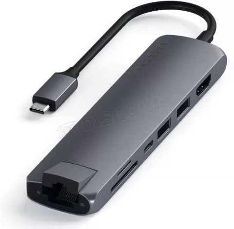Photo de Station d'accueil portable USB-C 3.0 Satechi Slim Multi-Port (Gris)