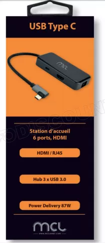 Photo de Station d'accueil portable USB-C 3.1 MCL-Samar (Noir)