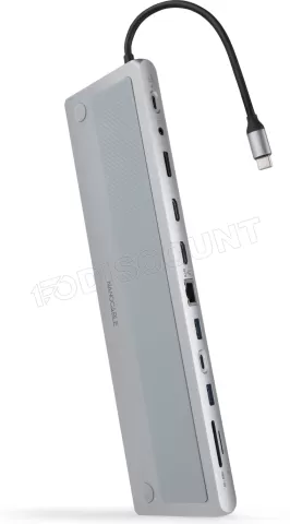 Photo de Station d'accueil portable USB-C 3.1 Nanocable 10.16.1012 (Gris)