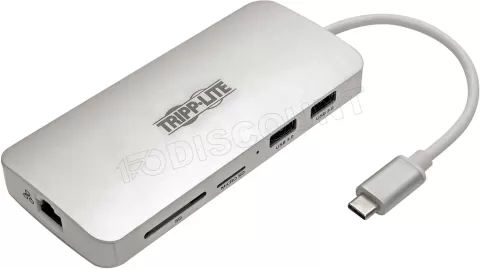 Photo de Station d'accueil portable USB-C 3.2 Eaton Tripp Lite Dock11 (Argent)