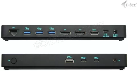 Photo de Station d'accueil portable USB-C 3.2 I-Tec Docking Station Gen 2 Pro (Noir)