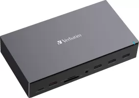 Photo de Station d'accueil portable USB-C Verbatim Pro CDS-17 (Noir)